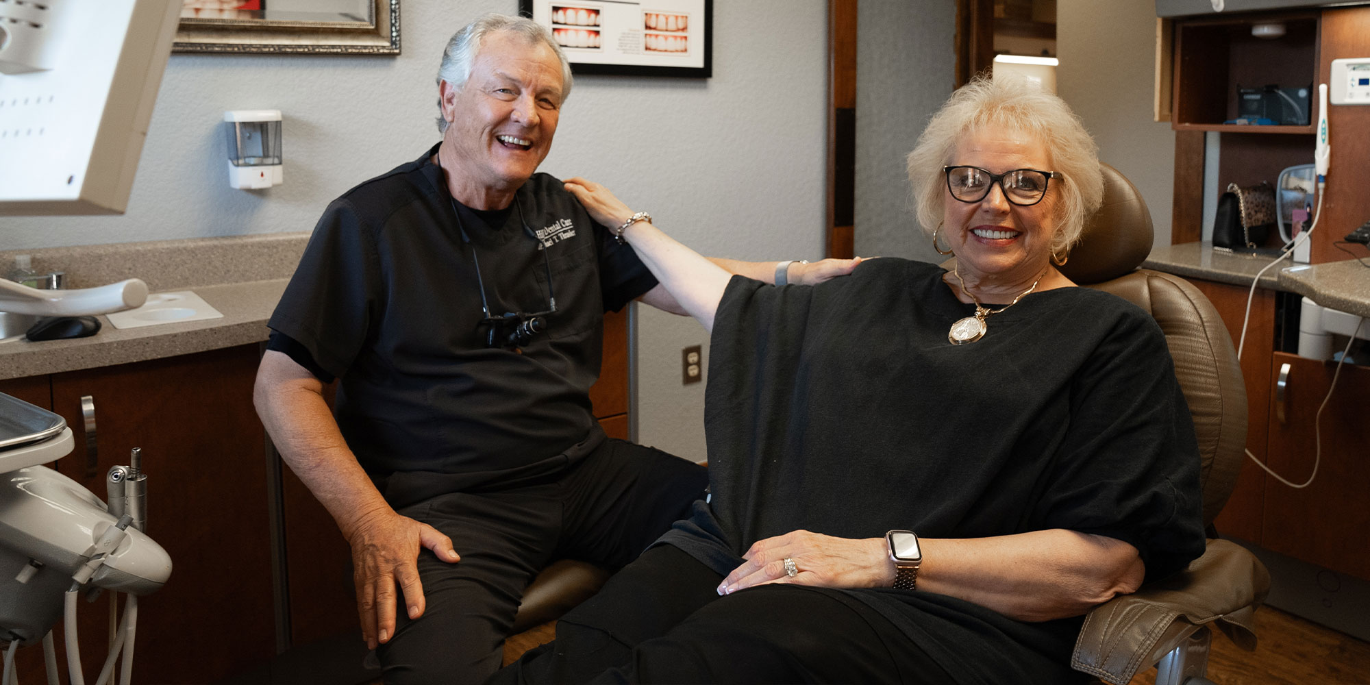Doctor smiling and talking with Paitent