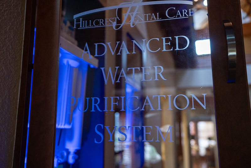 water purify close up